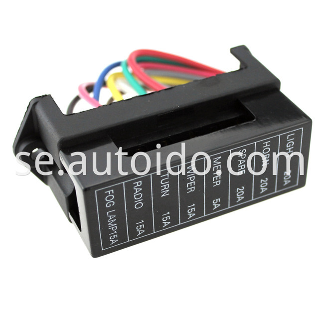 8 Way Circuit Fuse Box Block Holder 12V-24V-32V Auto Boat Bus ATC ATO Blade